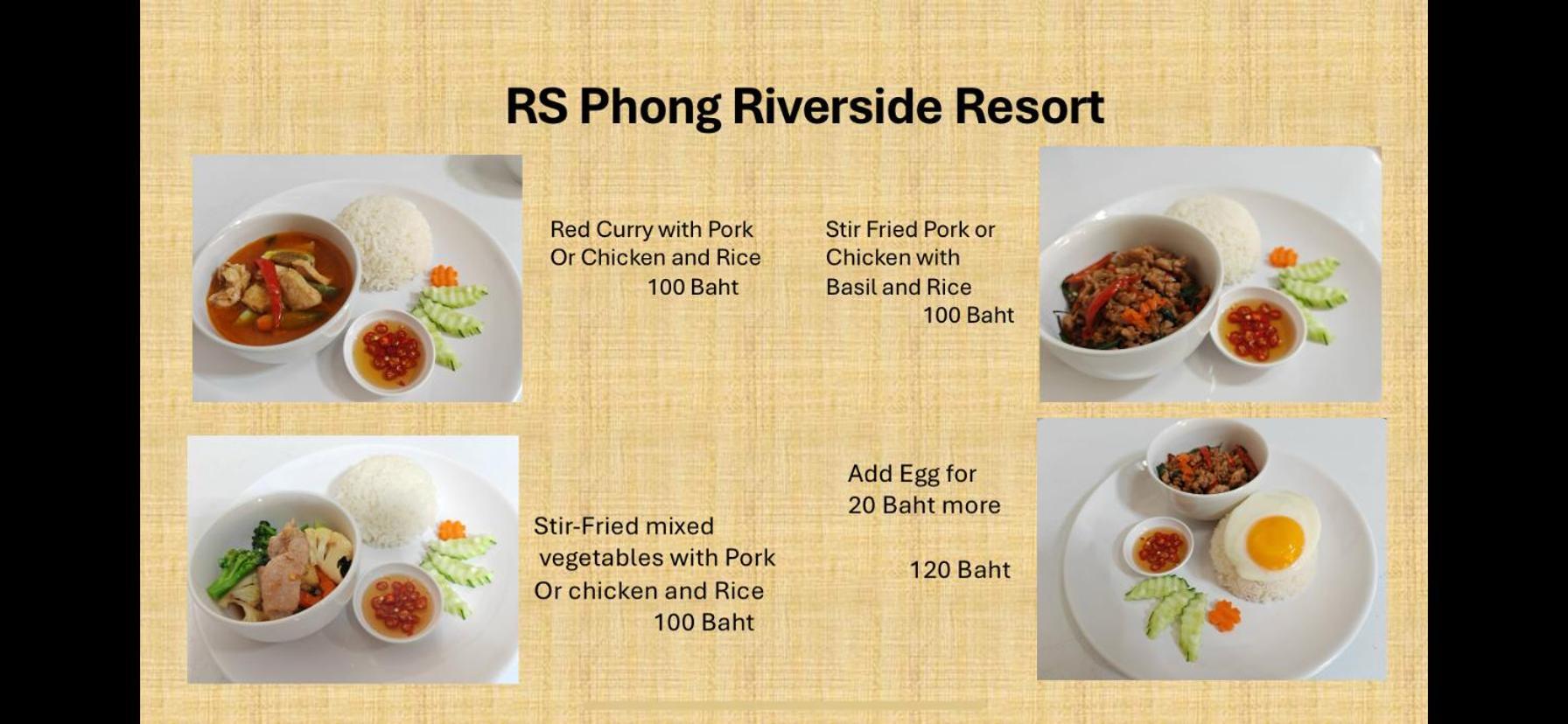 Rs Phong Riverside Resort Khon Kaen Esterno foto