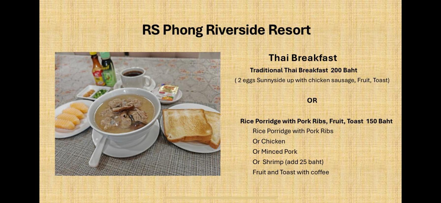 Rs Phong Riverside Resort Khon Kaen Esterno foto