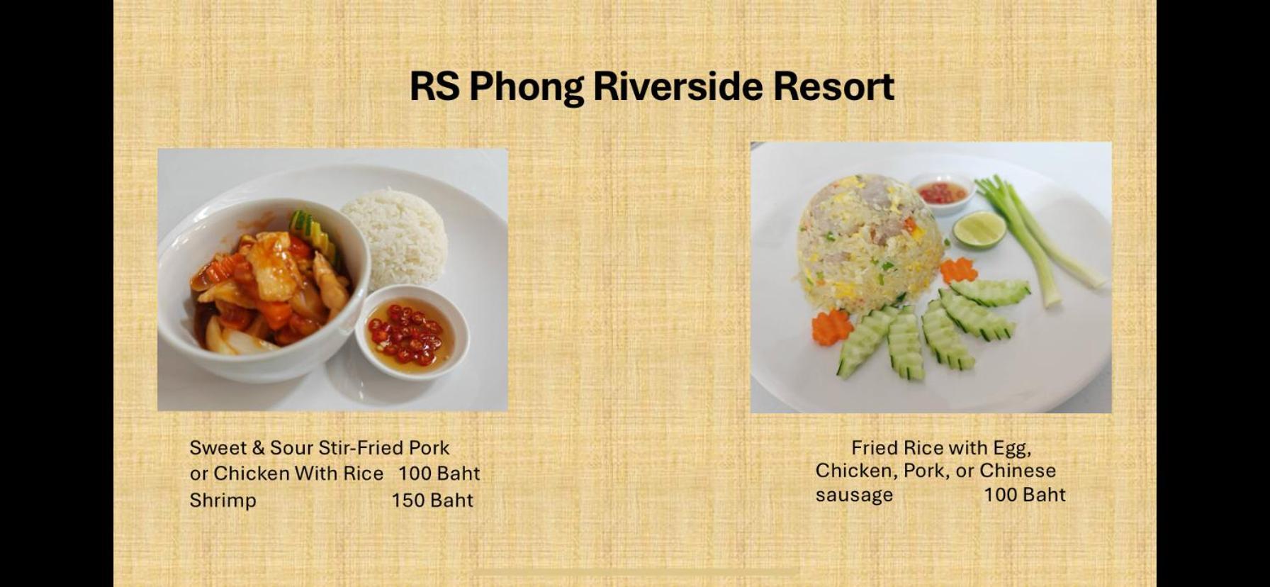 Rs Phong Riverside Resort Khon Kaen Esterno foto