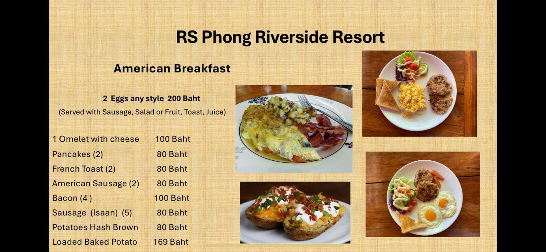 Rs Phong Riverside Resort Khon Kaen Esterno foto